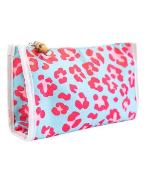 TRVL Design Leopard Pink Make Up Bag