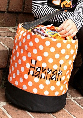 diy: polka dot bag