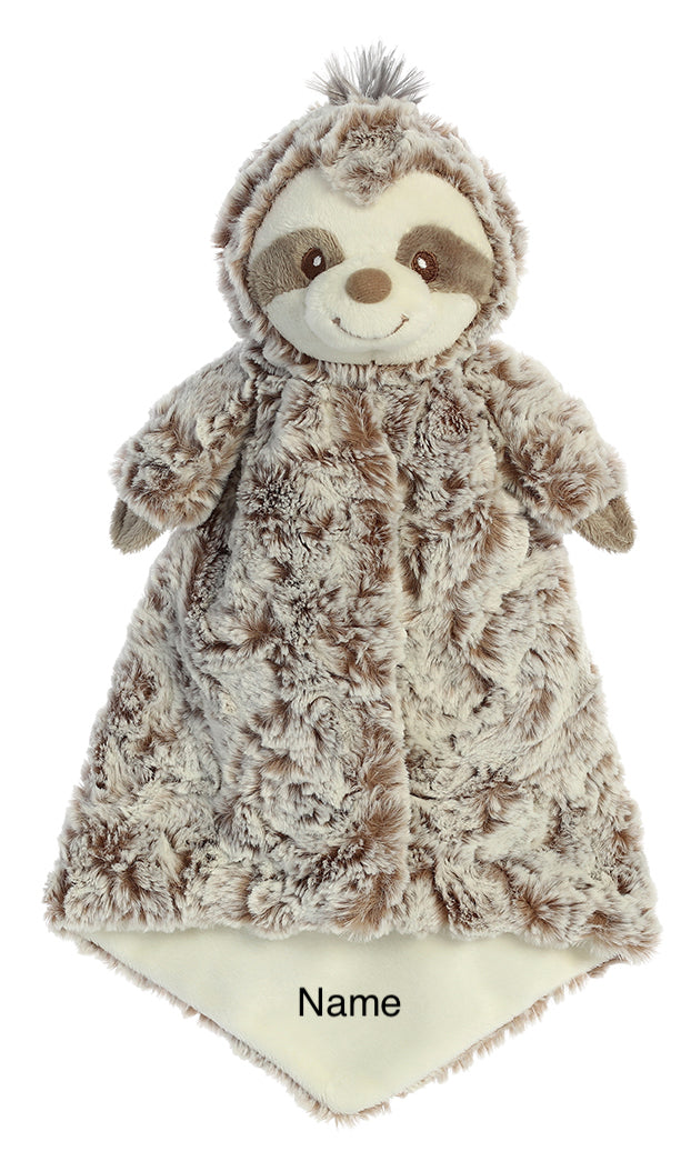 sloth lovey blanket