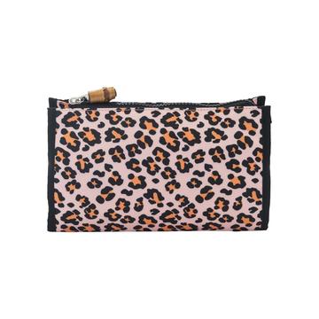 TRVL Design Pink Cheetah Print Make Up Bag