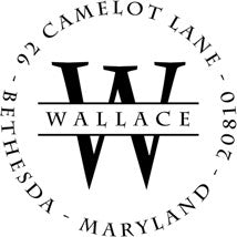 wallace self inking stamp