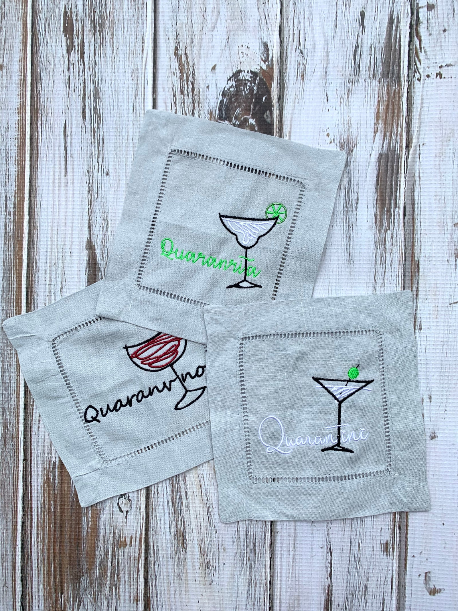 Quarantine cocktail napkins