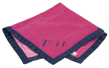 monogrammed baby blanket