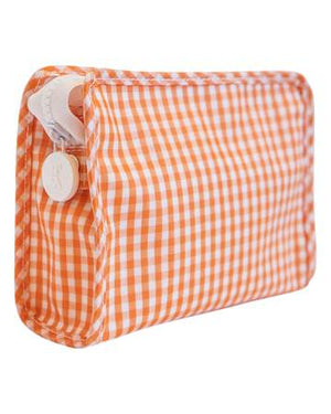 TRVL Design orange gingham roadie bag